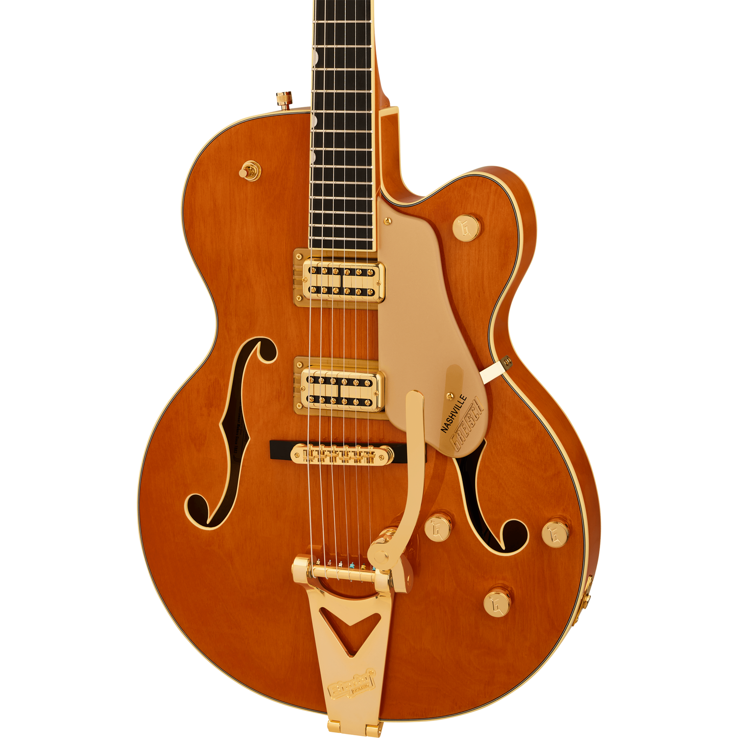 Gretsch Synchromatic Nashville Hollow Body Electric Guitar - 50's Orange Stain
