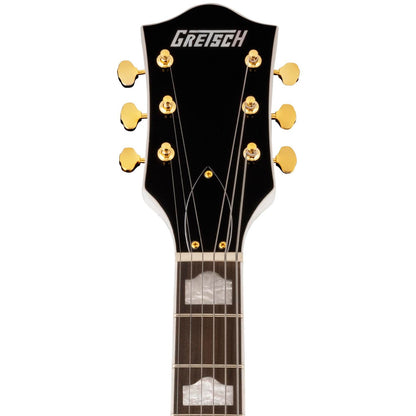 Gretsch G5422GLH Electromatic Classic Hollow Body Double-Cut Left-Handed Electric Guitar, Snowcrest White
