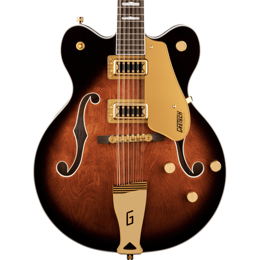 Gretsch G5422G-12 Electromatic Classic Hollow Body Double-Cut 12-String Electric Guitar, Single Barrel Burst