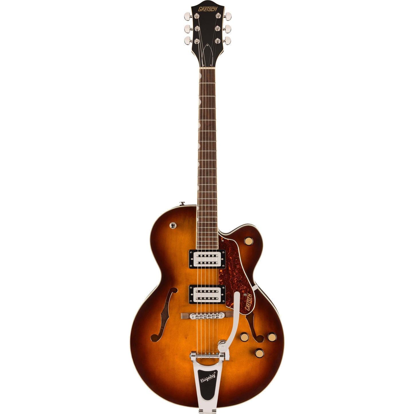Gretsch G2420T Streamliner Hollowbody Electric Guitar with Bigsby -Robusto Burst
