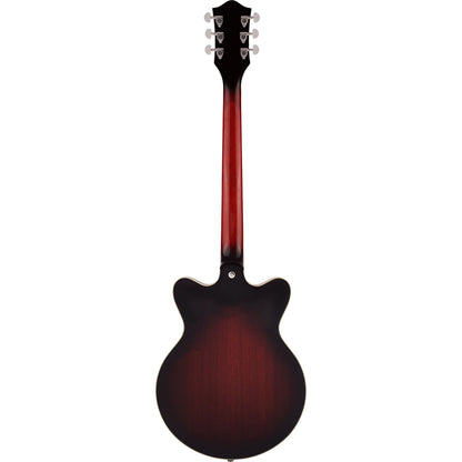 Gretsch G2655-P90 Streamliner™ Center Block Jr. Double-Cut Electric Guitar, Claret Burst