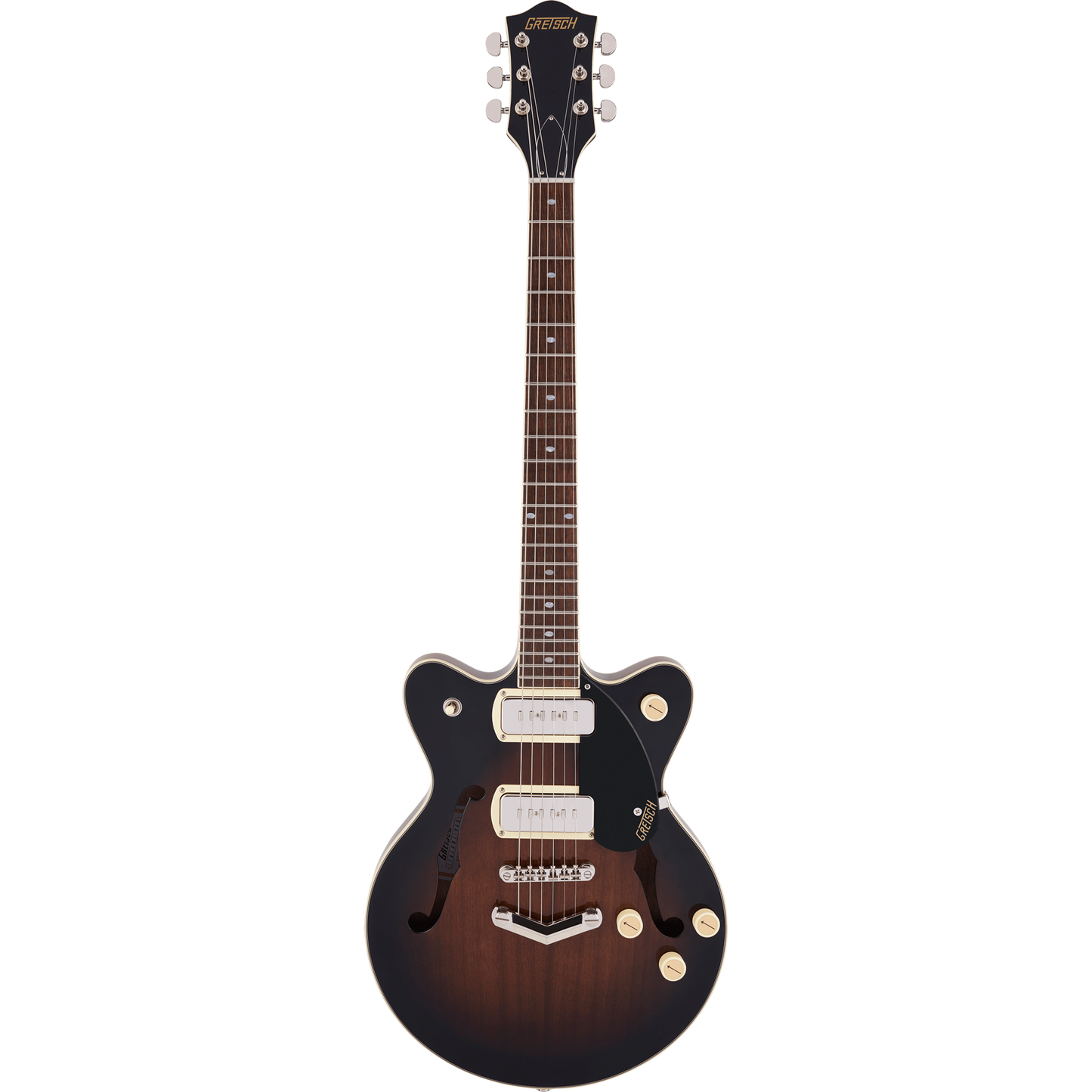 Gretsch G2655-P90 Streamliner™ Center Block Jr. Double-Cut Electric Guitar, Brownstone