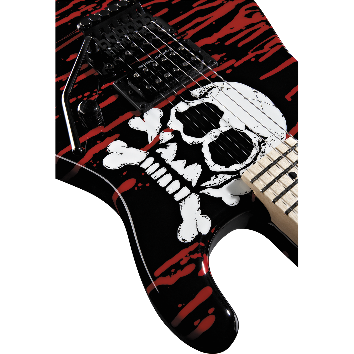 Charvel Warren DeMartini Signature San Dimas Electric Guitar - Blood and Skull