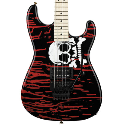 Charvel Warren DeMartini Signature San Dimas Electric Guitar - Blood and Skull