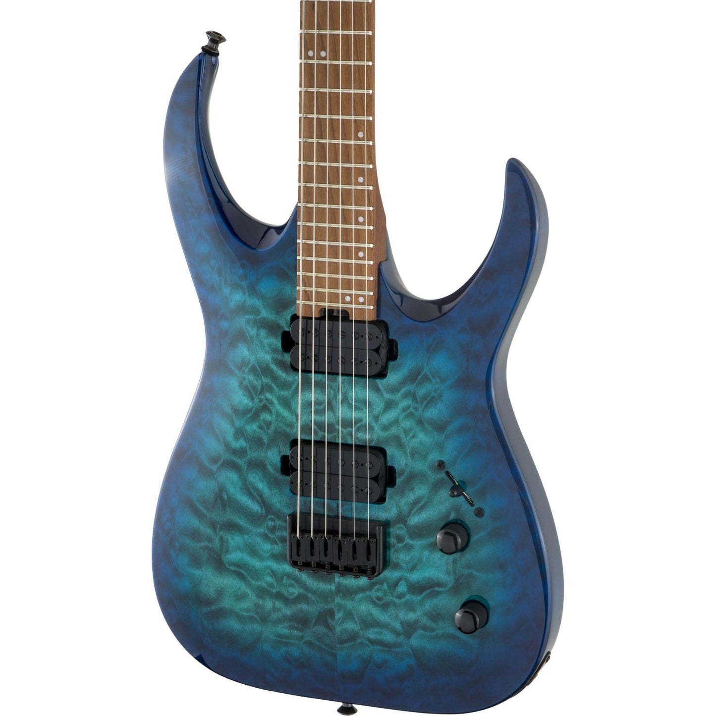 Jackson Pro Series Misha Mansoor Juggernaut HT6QM Electric Guitar, Chlorine Burst