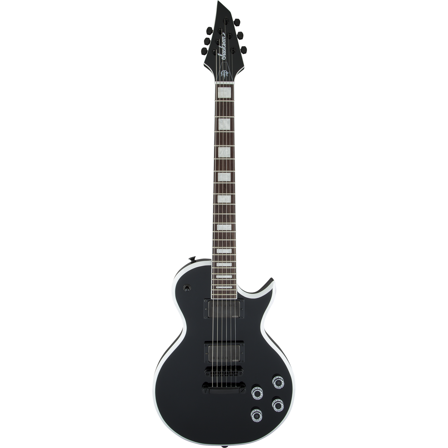 Jackson X Series Signature Marty Friedman MF-1 Electric Guitar, Gloss Black w/ White Bevels