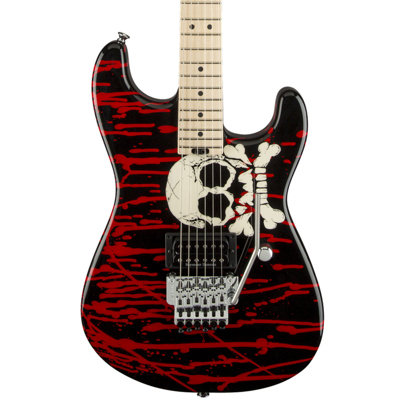 Charvel Warren DeMartini Signature Pro-Mod Blood and Skull - Blood and Skull