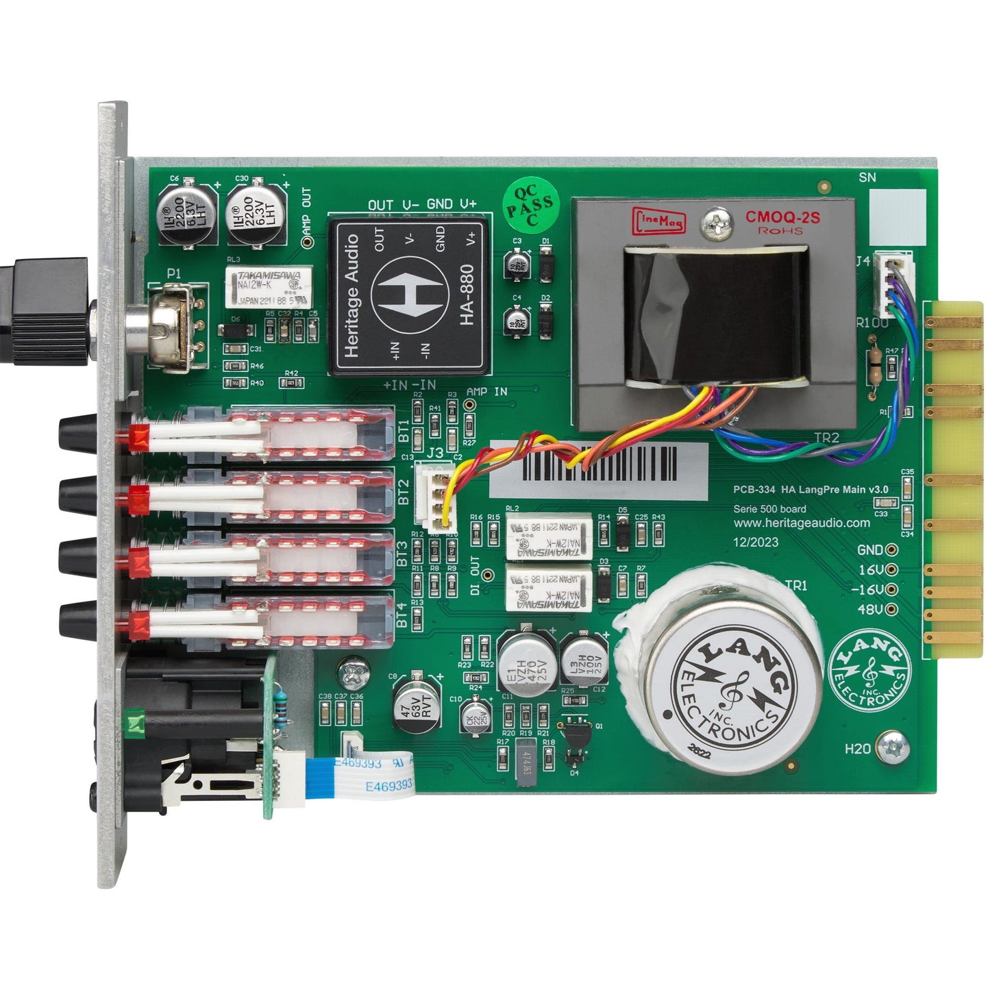 Heritage Audio LANG 312L - 500 Series Mic Pre