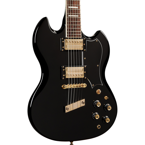 Guild Polara Kim Thayil Signature HB-1S Newark St. Electric Guitar, Black