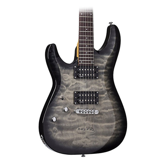 Schecter C-6 Plus LH Lefty Electric Guitar Charcoal Burst