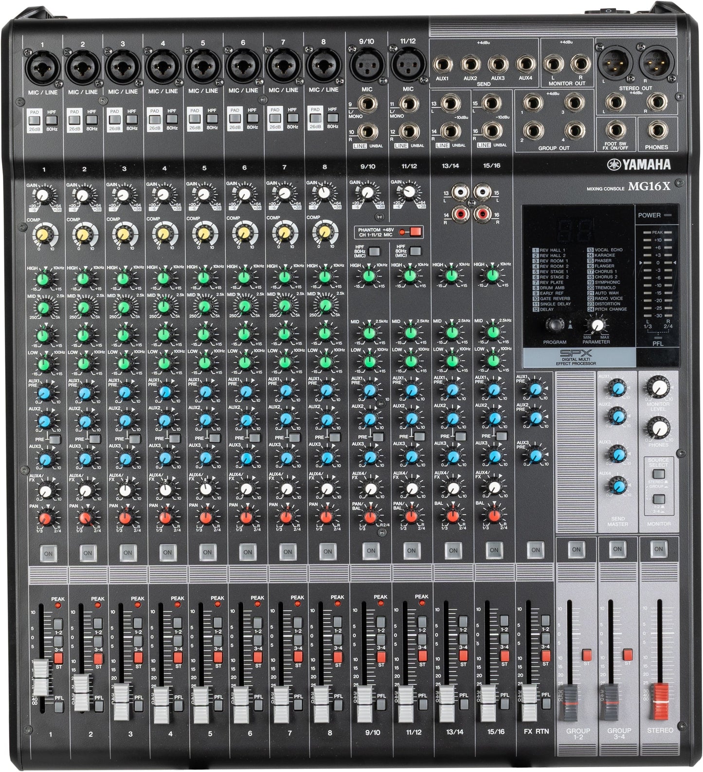 Yamaha MG16X CV 16-channel Stereo Mixer