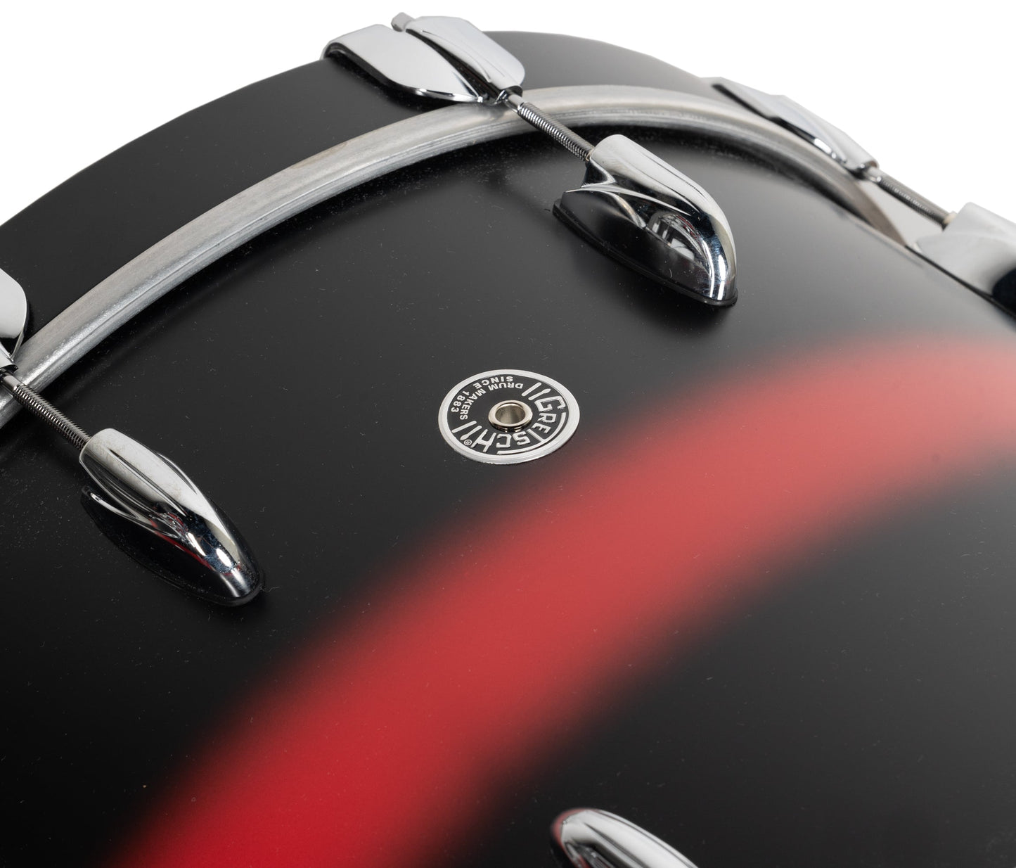 Gretsch Brooklyn Series GB-RC444-SRD 4-Piece Shell Kit - Satin Red to Black Duco