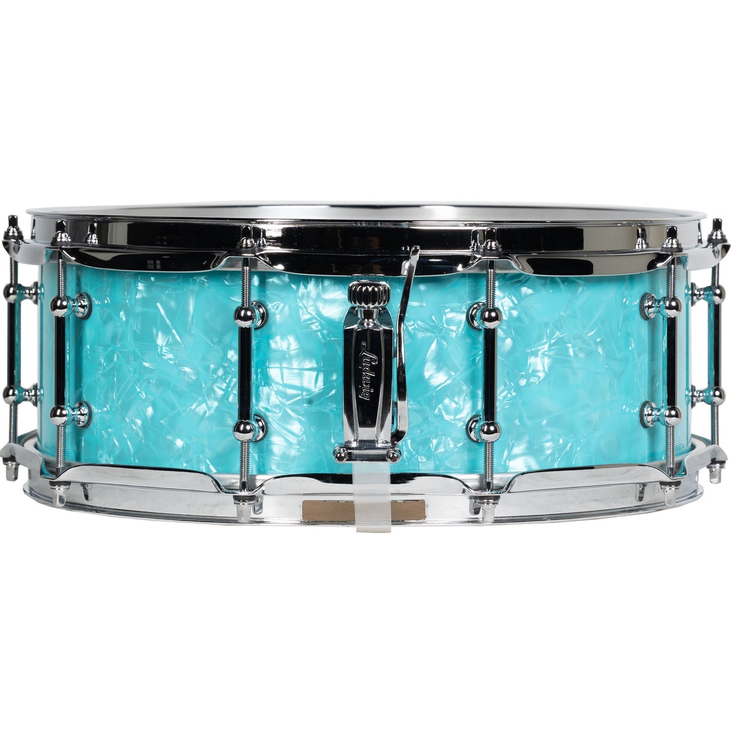 Ludwig Classic Maple Limited Edition 5x14 Snare Drum with Tube Lugs - Teal Pearl