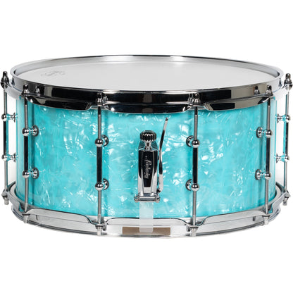 Ludwig Classic Maple Limited Edition 6.5x14 Snare Drum w/ Tube Lugs - Teal Pearl