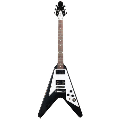 Gibson LTD 79 Flying V Kirk Hammett Electric Guitar - Aged Ebony