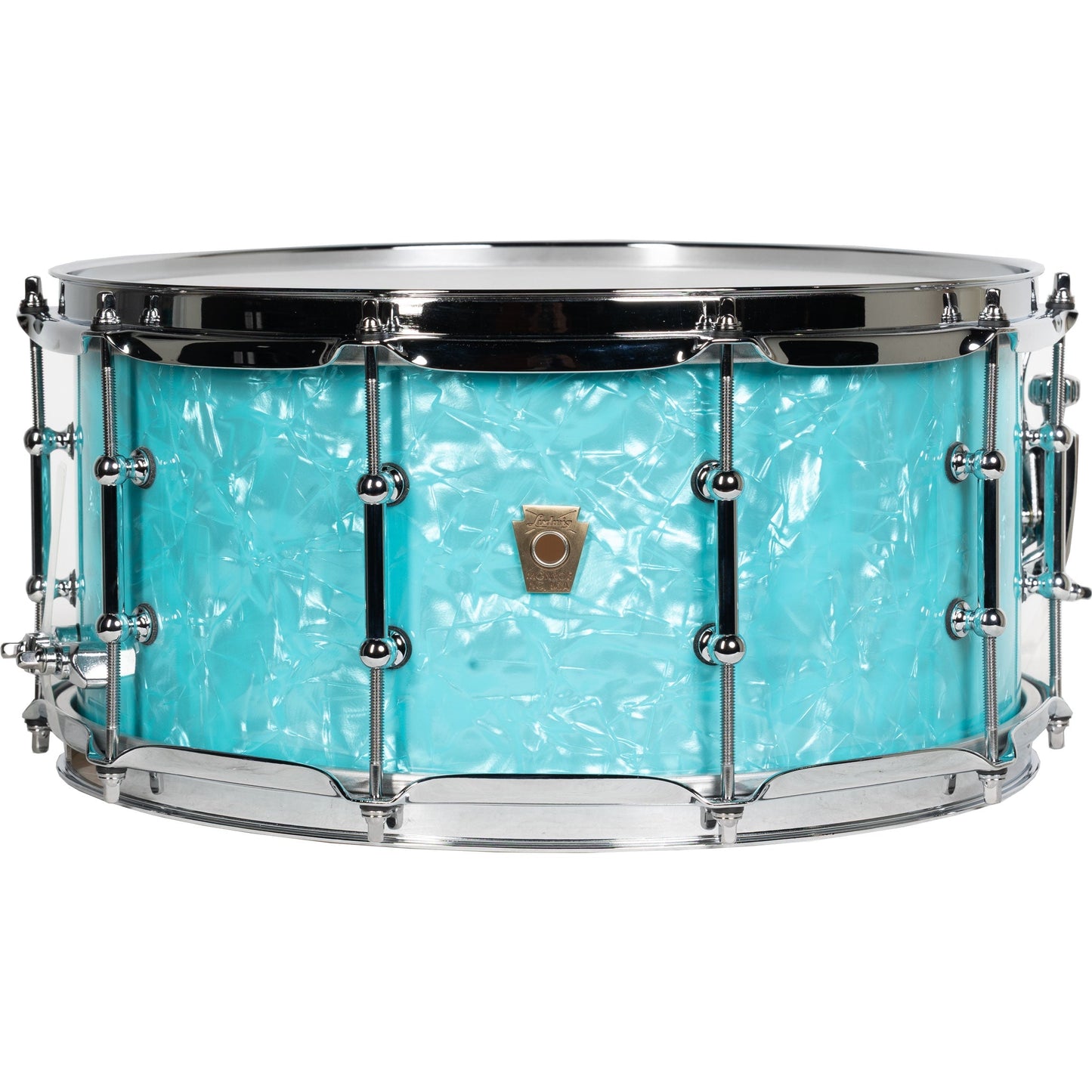 Ludwig Classic Maple Limited Edition 6.5x14 Snare Drum w/ Tube Lugs - Teal Pearl