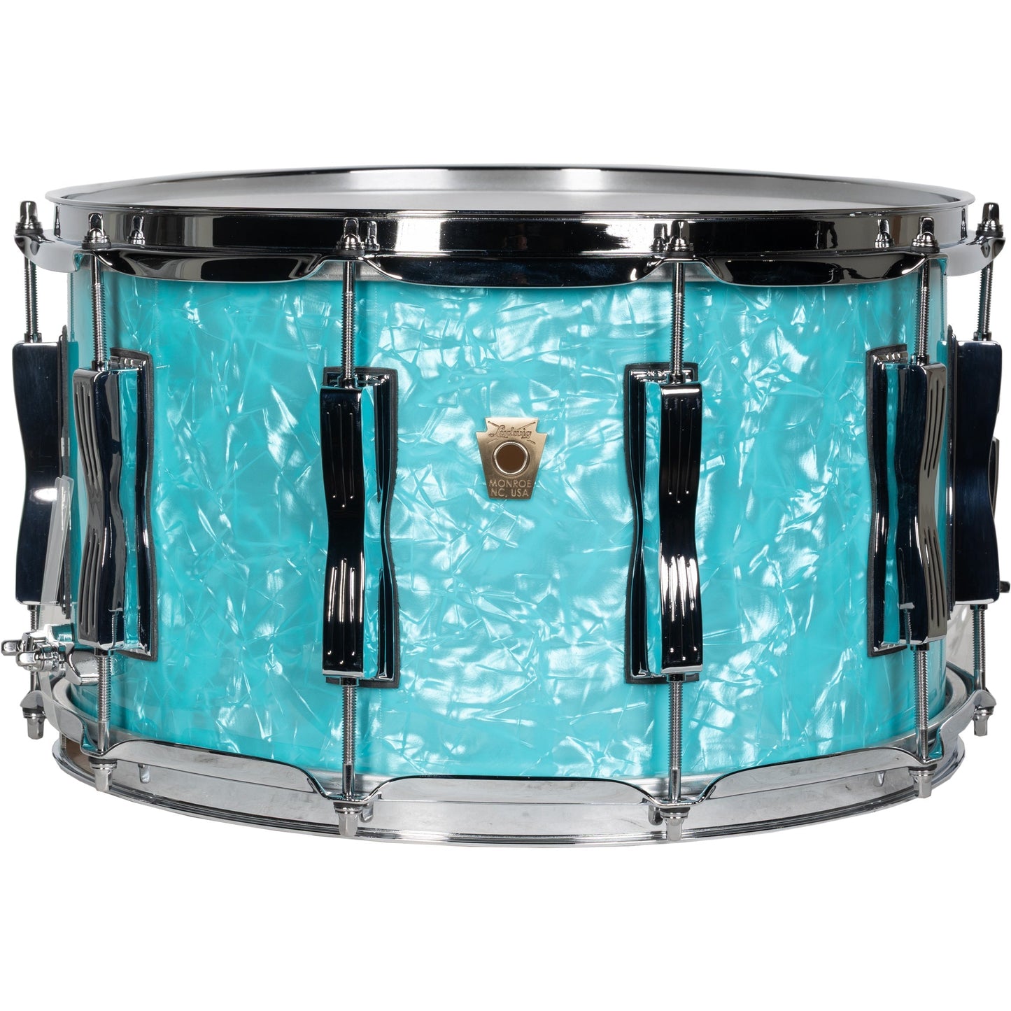 Ludwig Classic Maple Limited Edition 8x14 Snare Drum - Teal Pearl