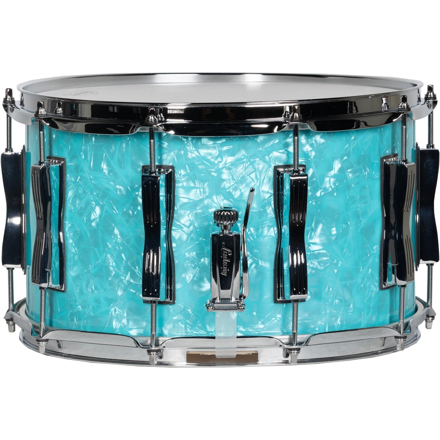 Ludwig Classic Maple Limited Edition 8x14 Snare Drum - Teal Pearl