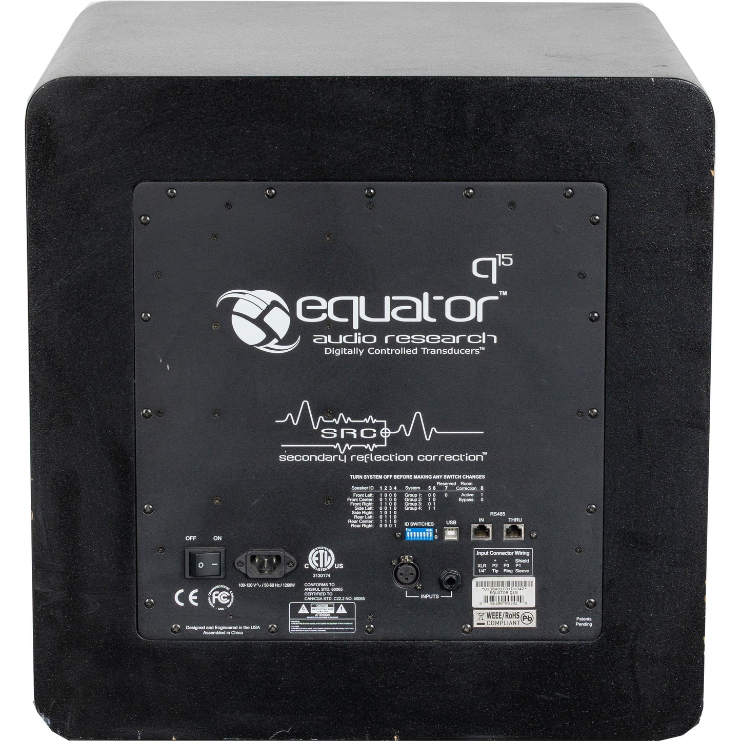 Equator Audio Q Series Q15 15" Coaxial Reference Monitor - Pair