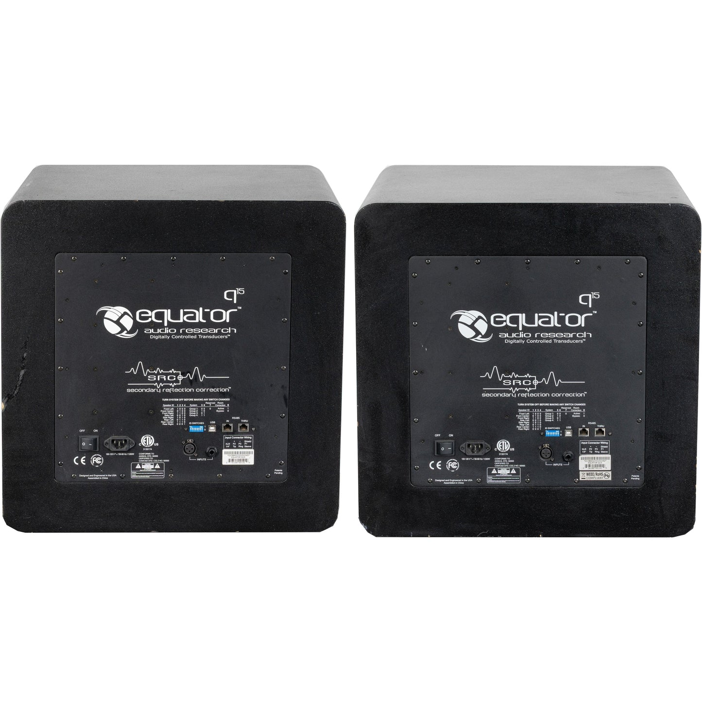 Equator Audio Q Series Q15 15" Coaxial Reference Monitor - Pair