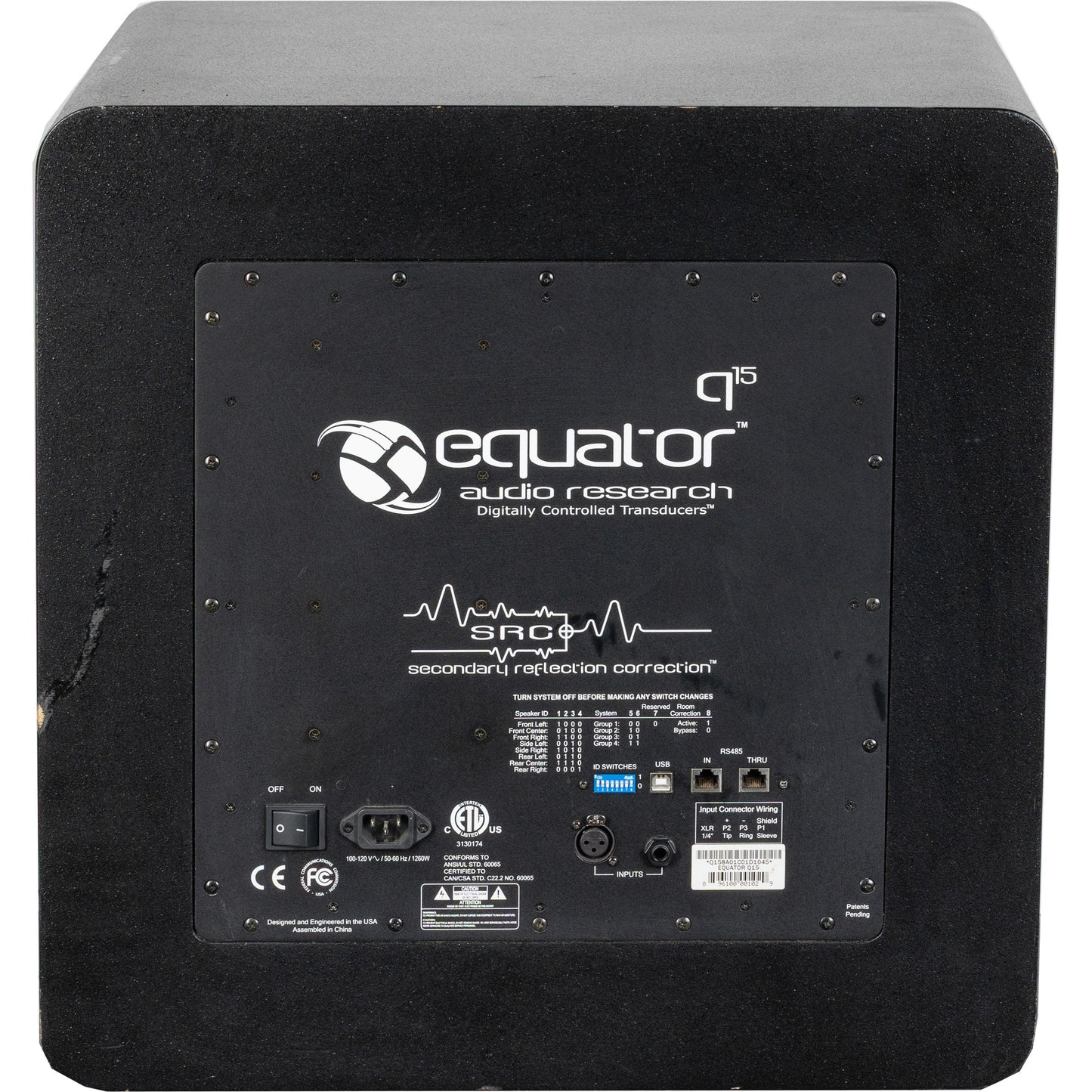Equator Audio Q Series Q15 15" Coaxial Reference Monitor - Pair
