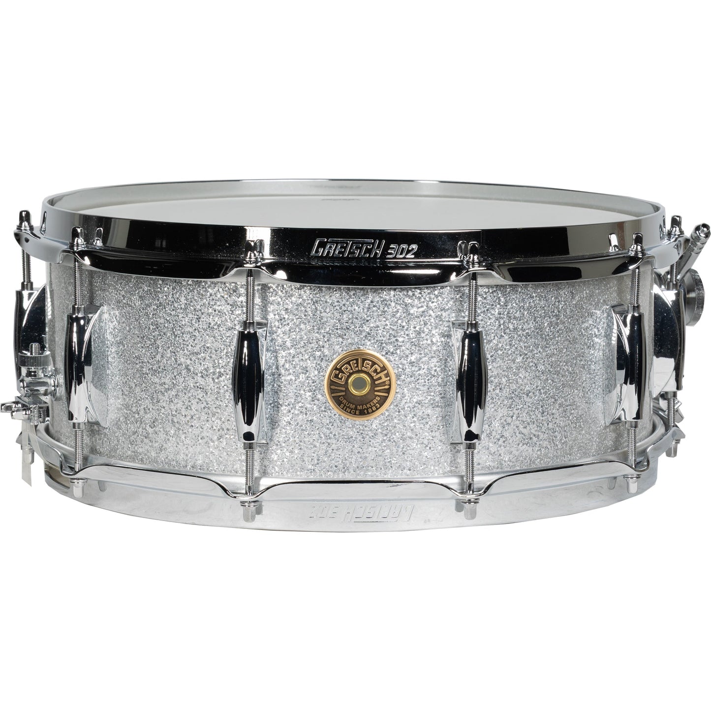 Gretsch Broadkaster 5.5x14 Snare Drum - Silver Sparkle