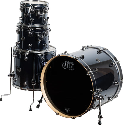 Drum Workshop Performance Series 4-Piece Shell Kit - Chrome Shadow