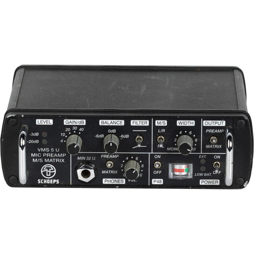 Schoeps VMS 5 U Stereo Microphone Preamplifier