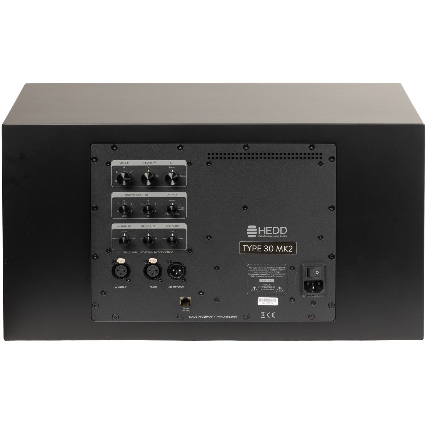 HEDD Type 30 MK2 900W 3-Way Midfield Studio Monitor with DSP - Black