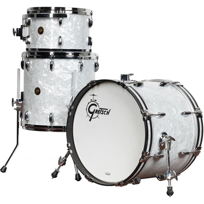 Gretsch USA Custom 3-Piece Shell Kit - 60’s White Marine Pearl