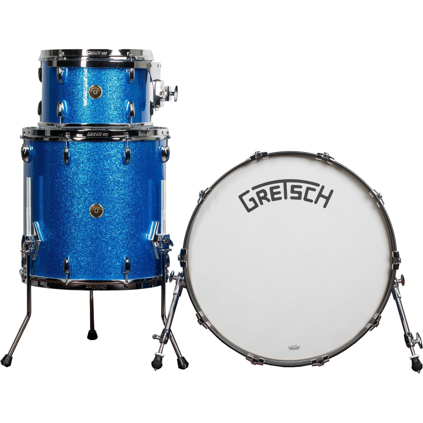 Gretsch Broadkaster Series 3-Piece Shell Kit - Blue Glass