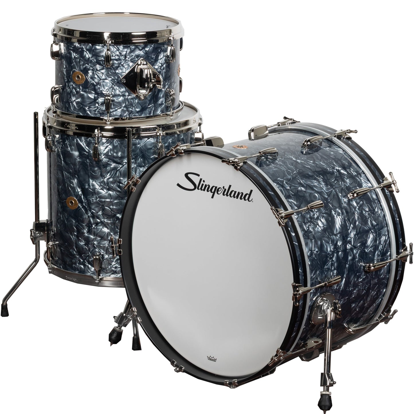 Slingerland Radio King Series 3-Piece Shell Kit - Black Diamond