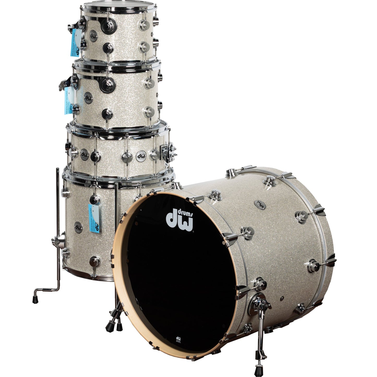 Drum Workshop Collectors Series SonicPly 5-Piece Shell Kit - Broken Glass