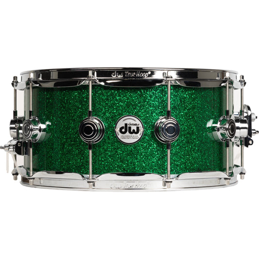 Drum Workshop Collectors Series 6.5x14 Snare Drum - Green Glass