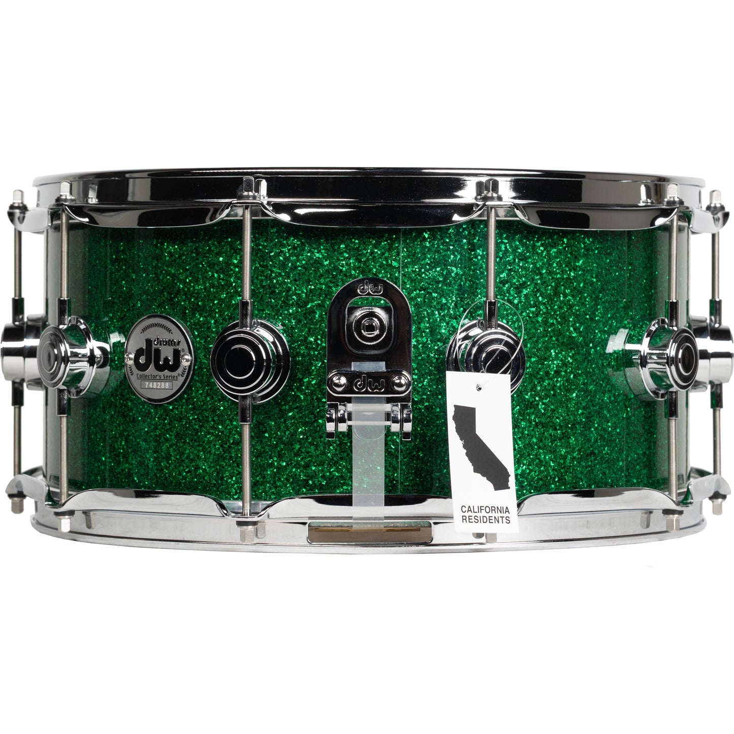 Drum Workshop Collectors Series 6.5x14 Snare Drum - Green Glass