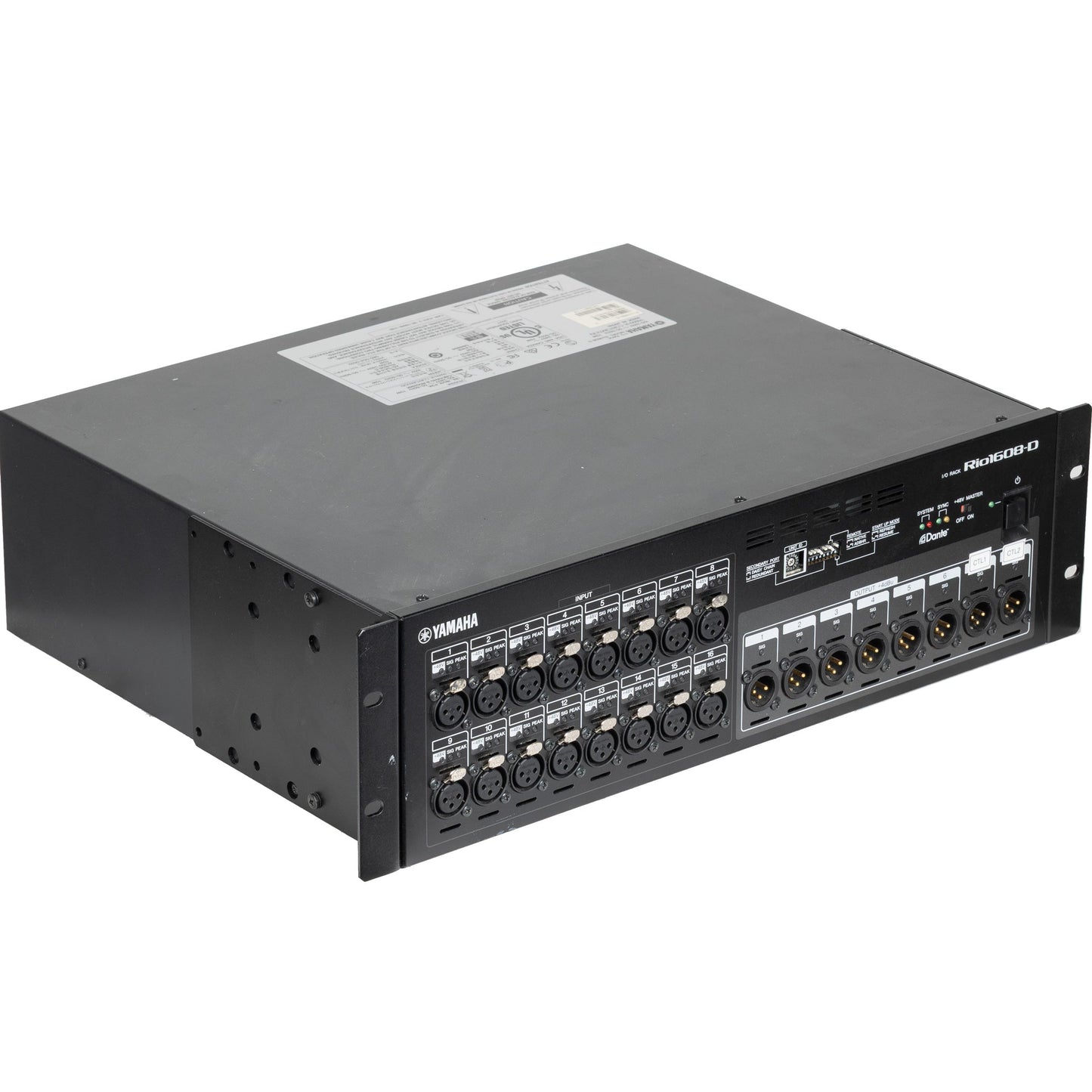 Yamaha Rio1608-D 16-input/8-output Dante Stage Box