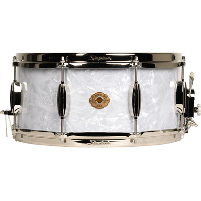 Slingerland Radio King Artist 6.5x14 Snare Drum - White Marine Pearl