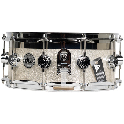 Drum Workshop Collectors Series 6x14 Snare Drum - Maple Top Edge in Broken Glass
