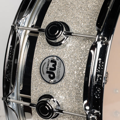 Drum Workshop Collectors Series 6x14 Snare Drum - Maple Top Edge in Broken Glass