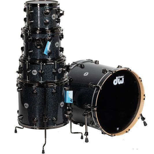 Drum Workshop Collectors Series 5-Piece Shell Pack - Black Ice