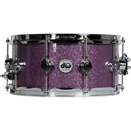 Drum Workshop Collectors Series SonicPly 6.5x14 Snare Drum - Purple Glass