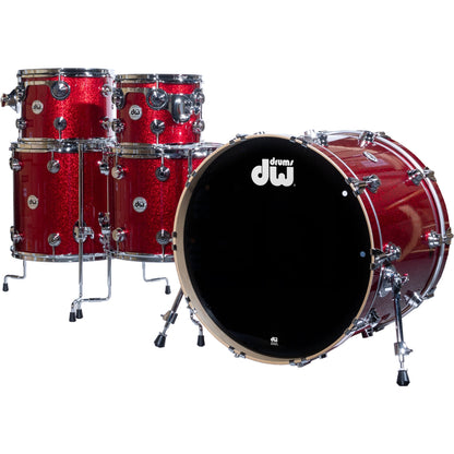 Drum Workshop Collectors Series 5-Piece Shell Kit - Red Sparkle
