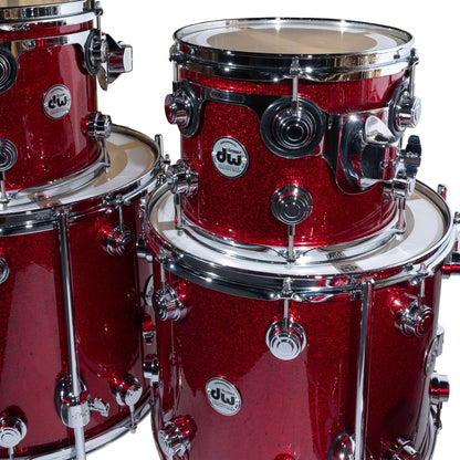 Drum Workshop Collectors Series 5-Piece Shell Kit - Red Sparkle