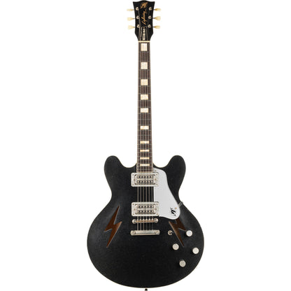 Rock n' Roll Relics Lightning Semi-Hollow Guitar - Black