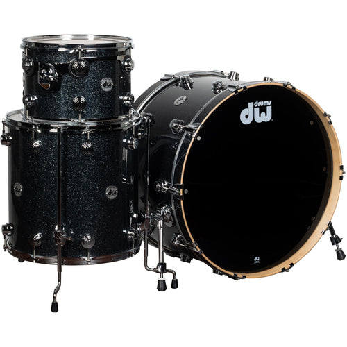 Drum Workshop Collectors Series 3-Piece Shell Kit - Black Ice