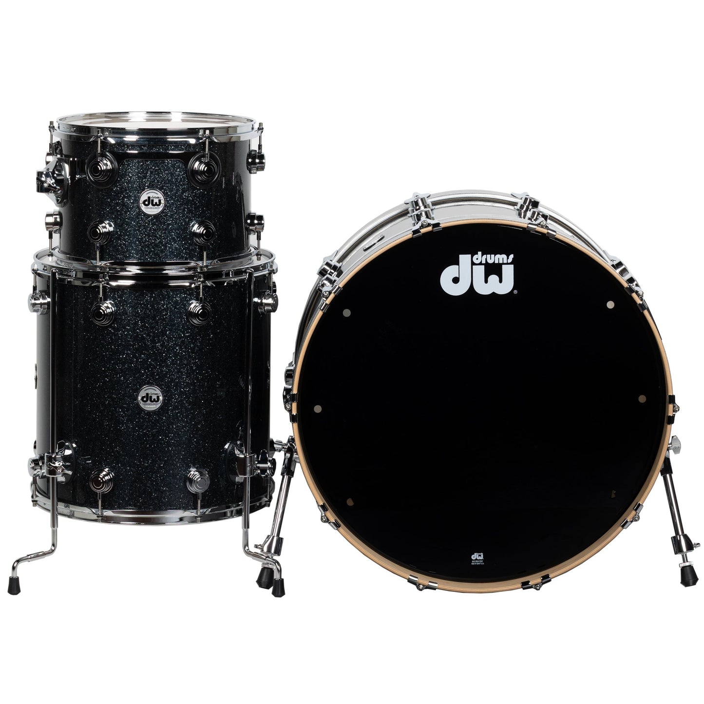 Drum Workshop Collectors Series 3-Piece Shell Kit - Black Ice