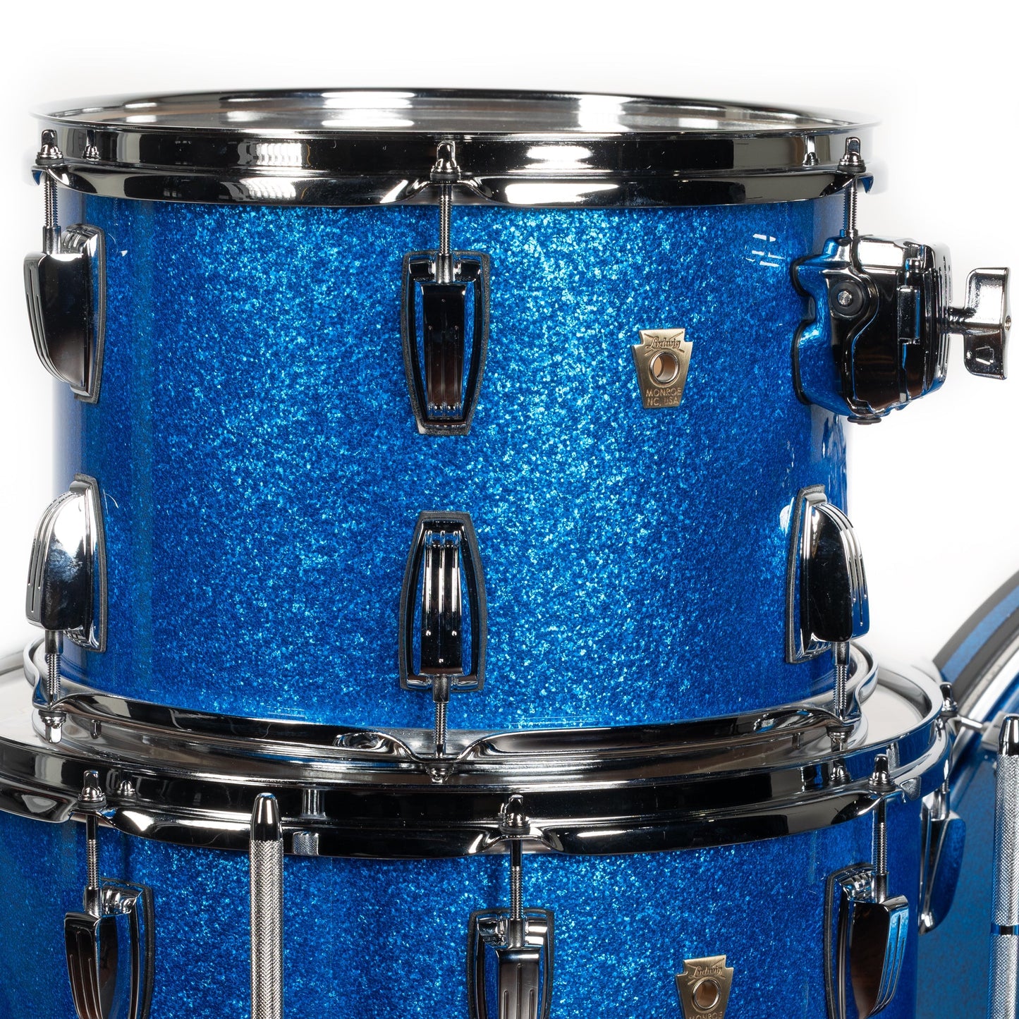 Ludwig Classic Maple Fab 3-Piece Shell Pack - Blue Sparkle