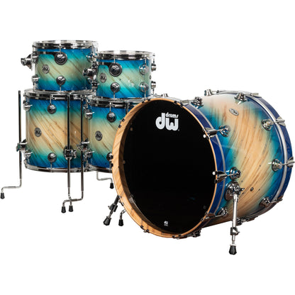 Drum Workshop Collectors Series 5-Piece Shell Kit - Carl Allen Burst/Twisted Mineral Maple