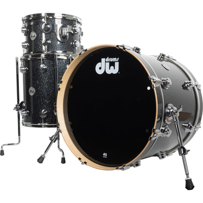 Drum Workshop Collectors Series 3-Piece Shell Kit - Black Ice