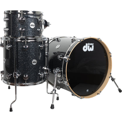 Drum Workshop Collectors Series 3-Piece Shell Kit - Black Ice